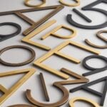 EZRA Numbers in Matte Black