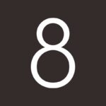 EZRA Zahlen in Weiß