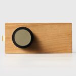 FERN Solid Brass & Leather Door Knob – Matte Black