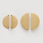 FERO Massief messing handgreep