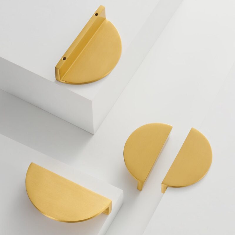 FERO Massief messing handgreep