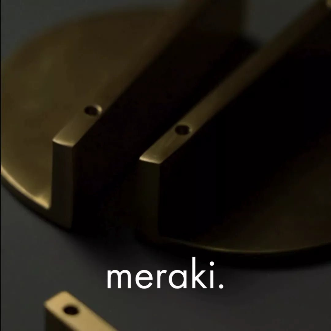 FERO Massief messing handgreep