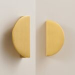 FERO Massief messing handgreep