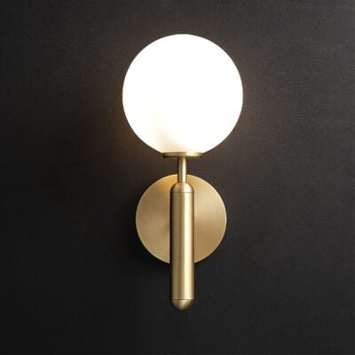 Handcrafted solid brass hardware and lighting. 40 FLEUREN Wall Light