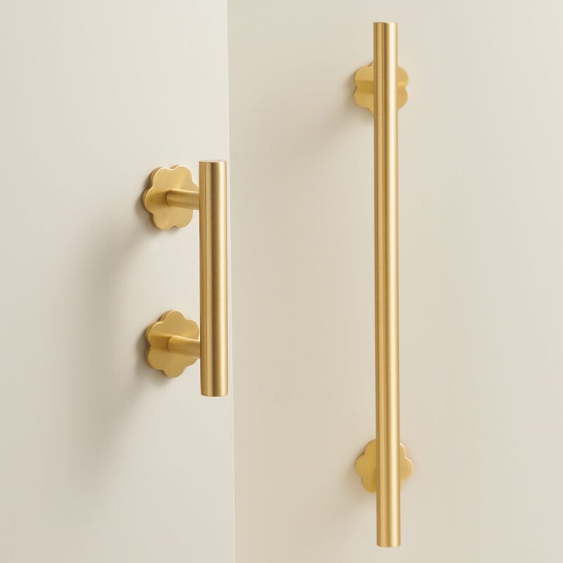 Plaque arrière en laiton massif FLORE