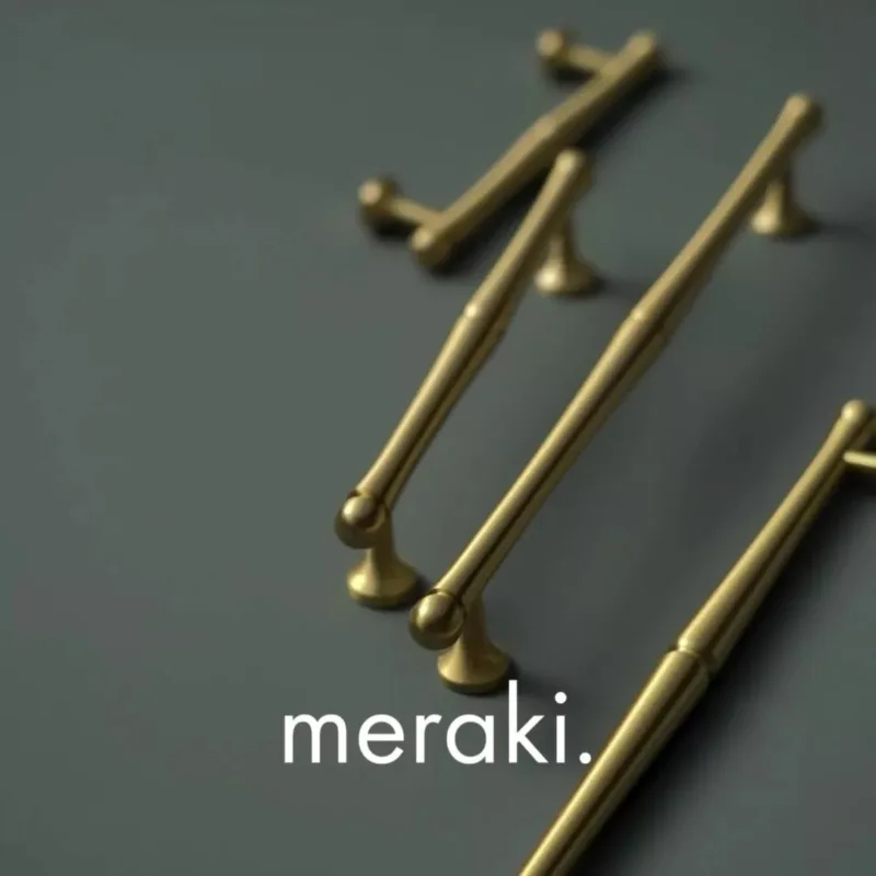 FRANS massief messing handvat