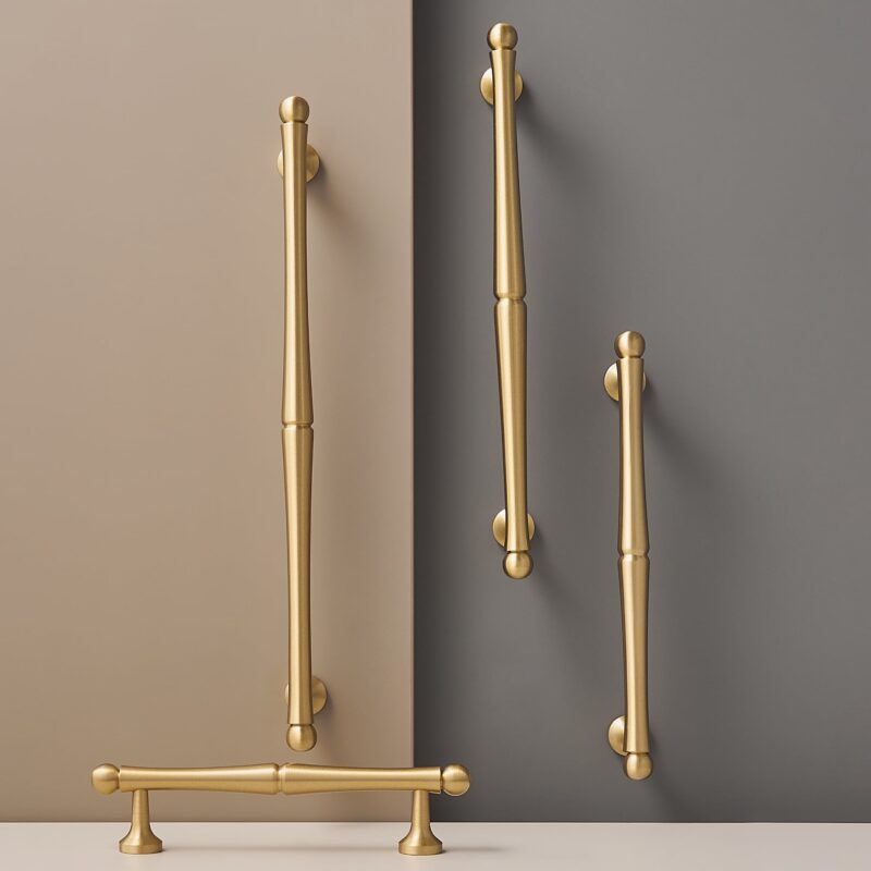 FRANS massief messing handvat