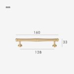 FRANS massief messing handvat