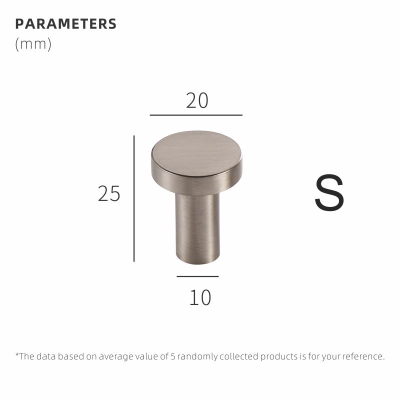 Pomelli per porte in nichel satinato GESTALTE