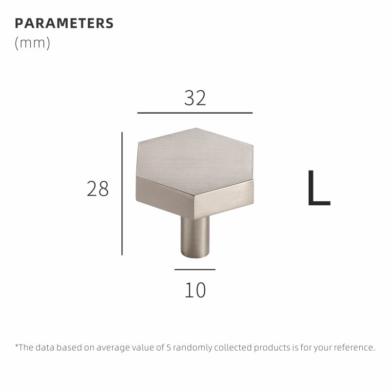 Pomelli per porte in nichel satinato GESTALTE