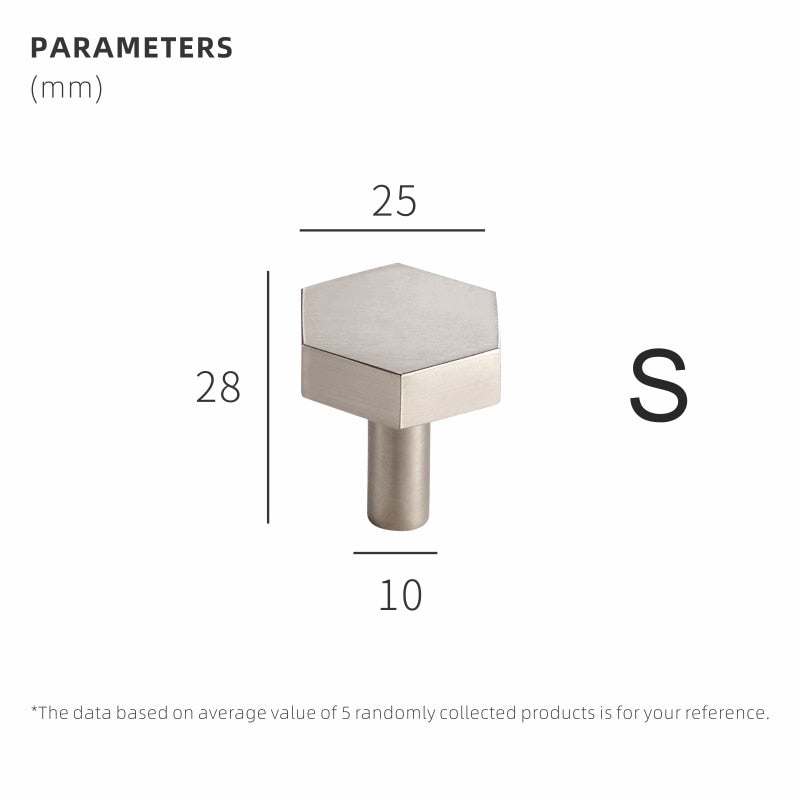 Pomelli per porte in nichel satinato GESTALTE