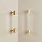 GLAS Acrylic & Brass Handle