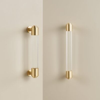 GLAS Acrylic & Brass Handle - meraki.
