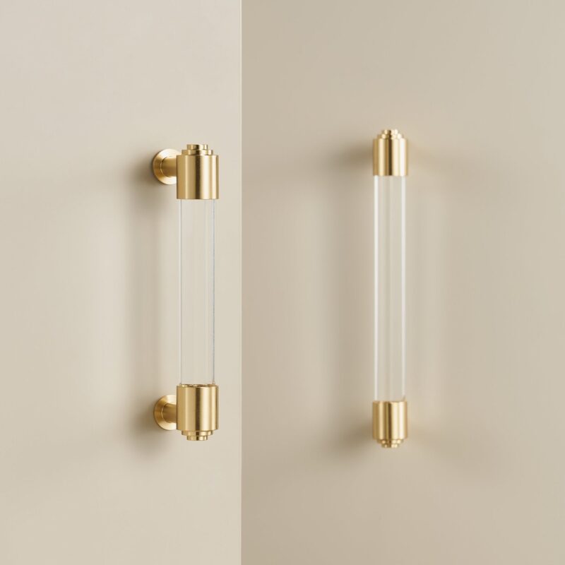 GLAS Acrylic & Brass Handle