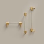 GLAS Acrylic & Brass Handle