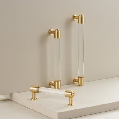 GLAS Acrylic & Brass Handle