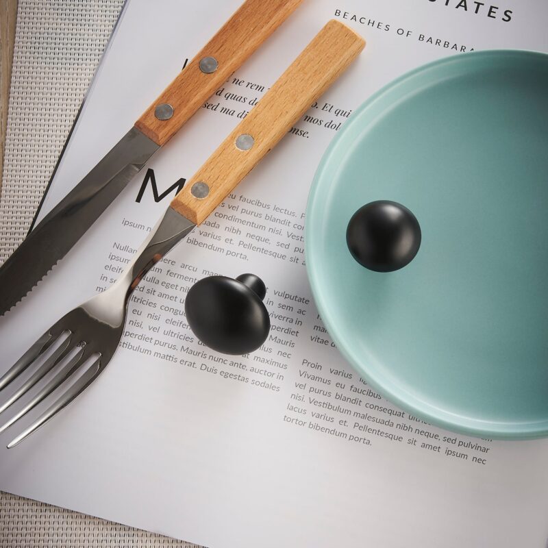 GLAT messing knoppen