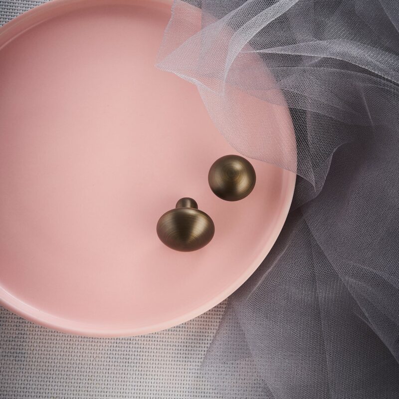 GLAT messing knoppen