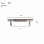 GOTHAM Tiradores de latón macizo