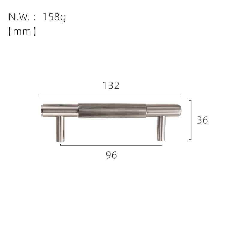 GOTHAM Tiradores de latón macizo
