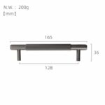 GOTHAM Tiradores de latón macizo