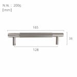 GOTHAM Tiradores de latón macizo