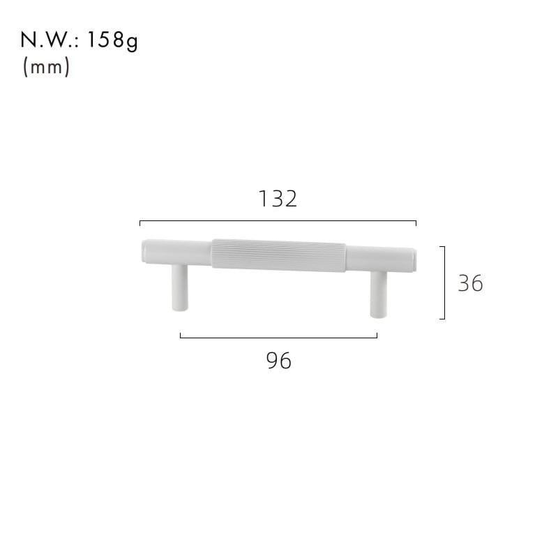 GOTHAM Tiradores de latón macizo