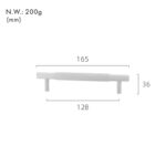 GOTHAM Tiradores de latón macizo