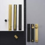 GOTHAM Boutons en laiton massif