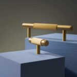 Barre a T in ottone massiccio GOTHAM