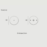 GRAFF Massive Messing-Rückplatte