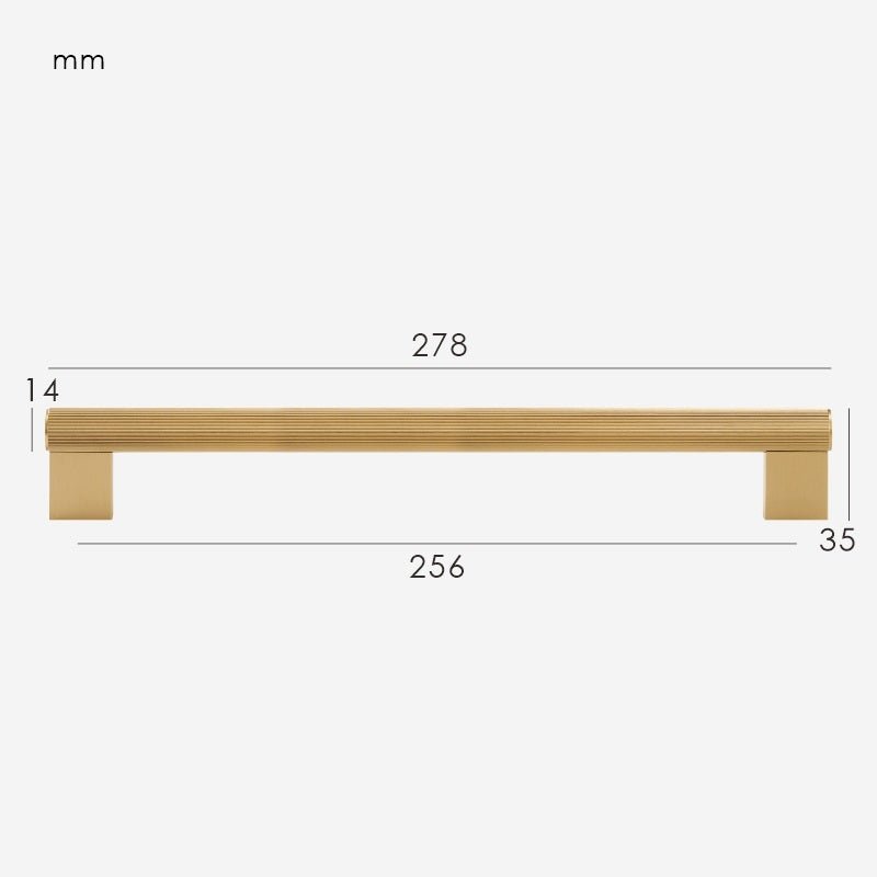 GRAFO Poignées en laiton massif