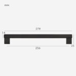 GRAFO Poignées en laiton massif