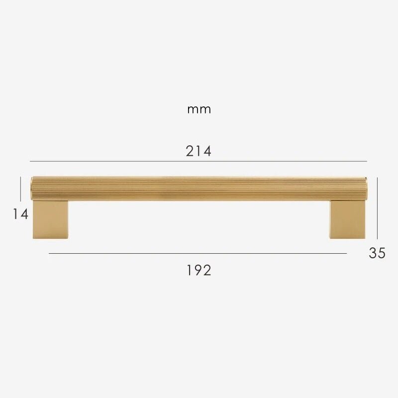 GRAFO Poignées en laiton massif