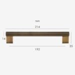 GRAFO Poignées en laiton massif