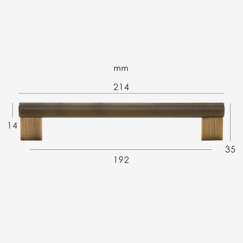GRAFO Poignées en laiton massif