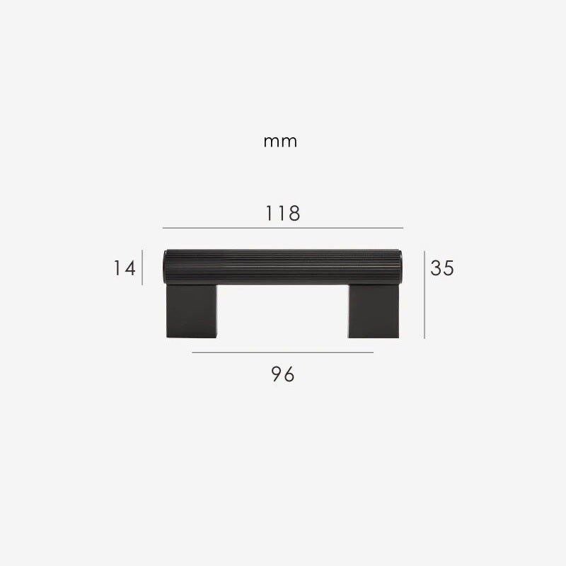 GRAFO Poignées en laiton massif