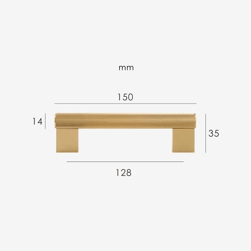 GRAFO Poignées en laiton massif