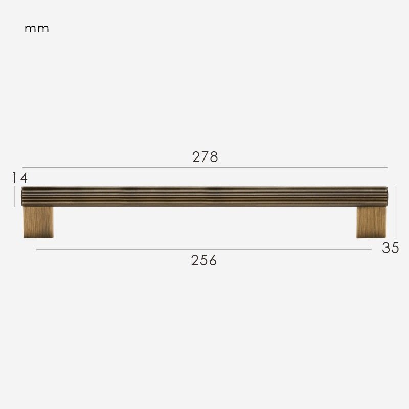 GRAFO Poignées en laiton massif