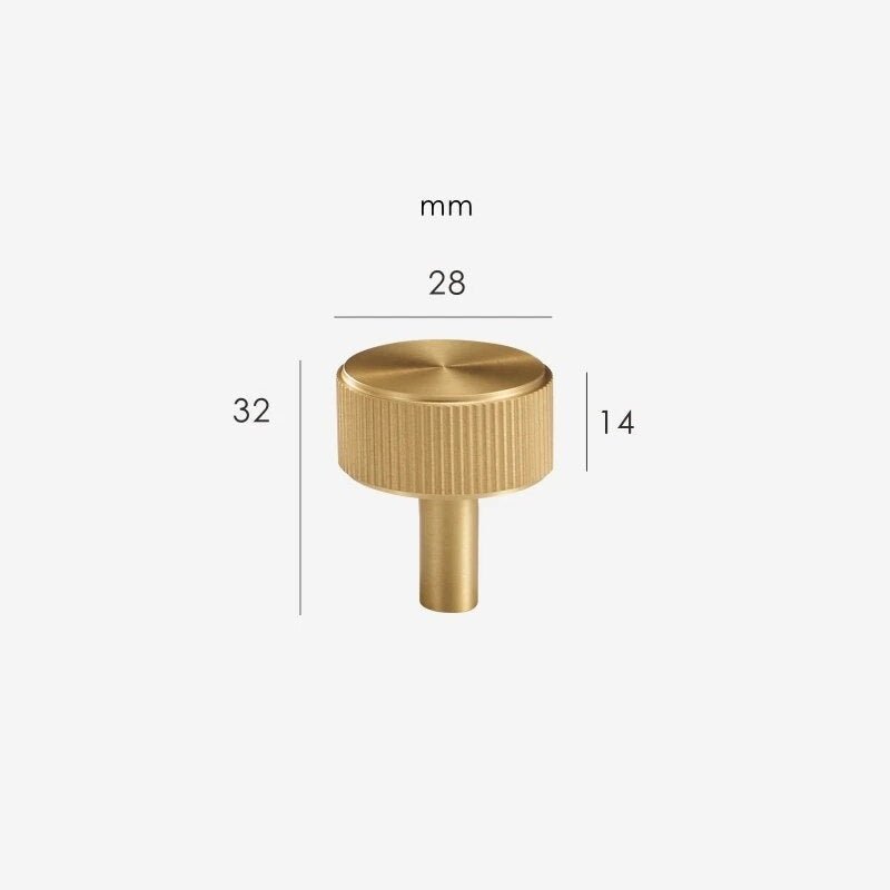 Manopole in ottone massiccio GRAFO