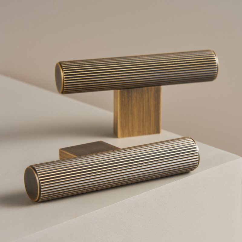 GRAFO Massive Messing-T-Stangen 3 GRAFO T-Stangen aus massivem Messing