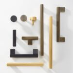 GRAFO T-Stangen aus massivem Messing