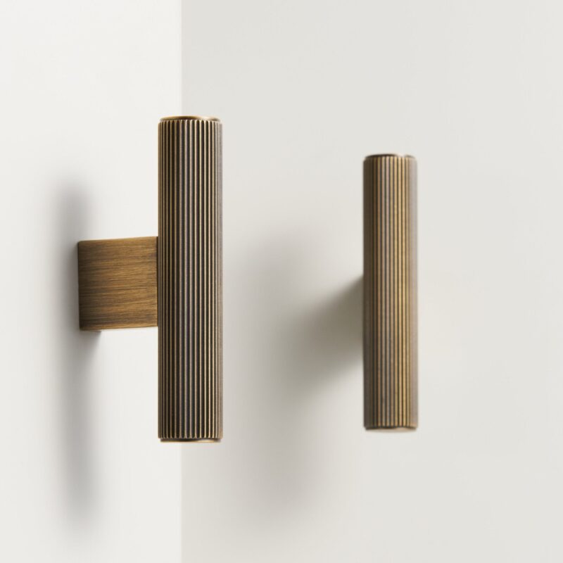 GRAFO Massive Messing-T-Stangen 2 GRAFO T-Stangen aus massivem Messing