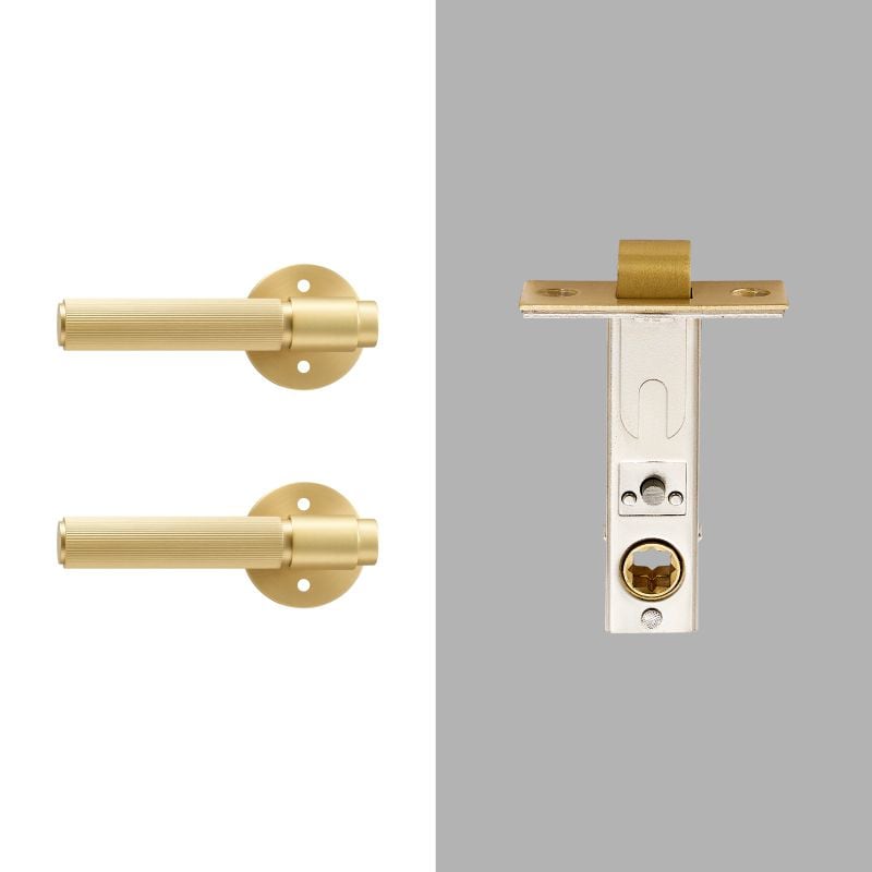 Juego de manillería y cerradura LEVVA