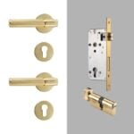 Juego de manillería y cerradura LEVVA