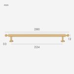 GREPP Solid Brass Handle