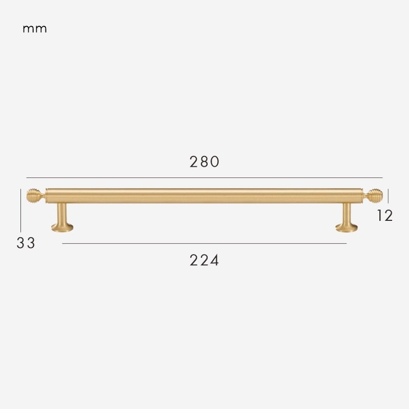 GREPP Solid Brass Handle 16 GREPP Solid Brass Handle