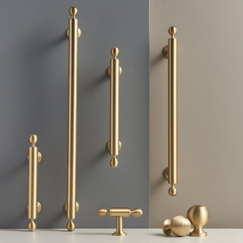 GREPP Solid Brass Knob 5 GREPP Solid Brass Knob