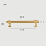 GROVE Solid Brass Handle