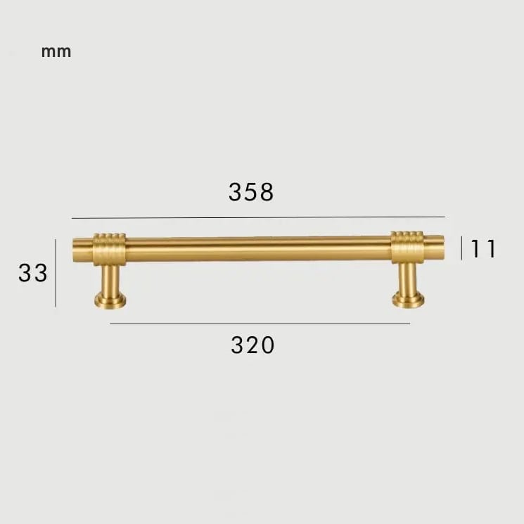 GROVE Solid Brass Handle